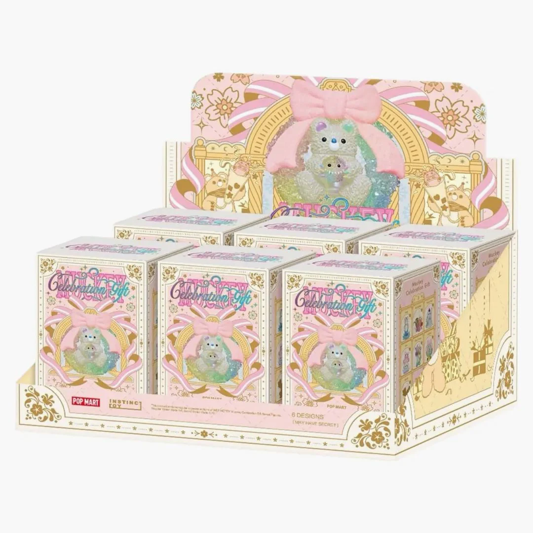 Pop Mart Instinctoy Muckey Celebration Gift Series Figures Sealed Case (6 Blind Box) Sealed Case (9 Blind Box)