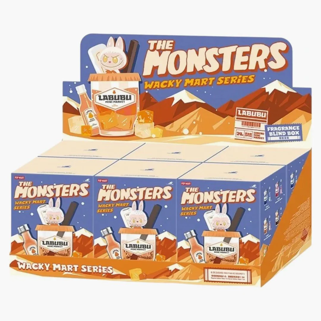 Pop Mart Labubu The Monsters Wacky Mart Series Fragrance Sealed Case (6 Blind Box)