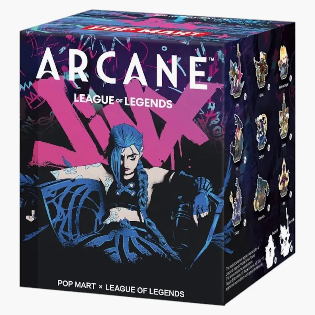 Pop Mart League Of Legends Arcane Series Figures Single Blind Box Single Blind Box