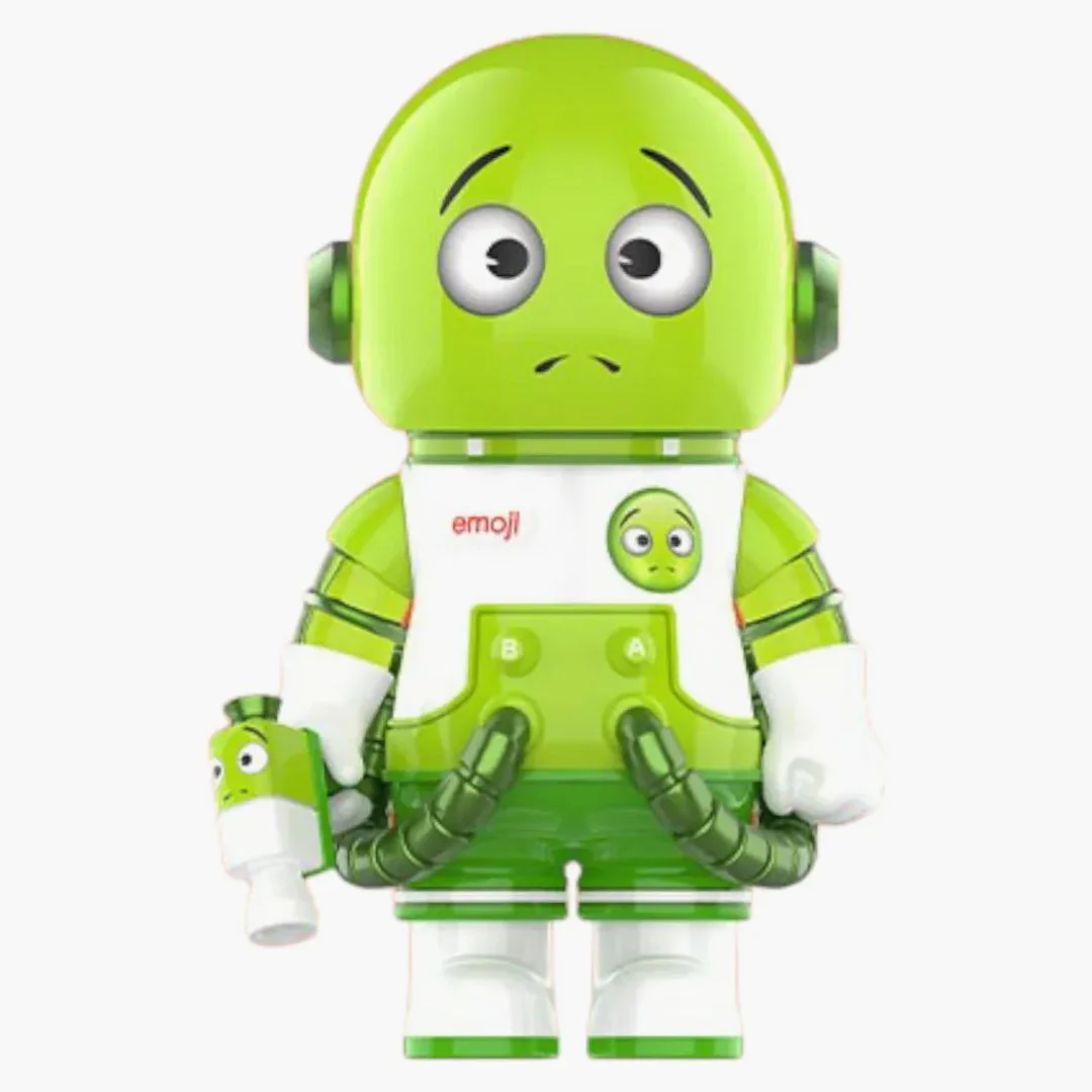 Pop Mart Mega Space Molly X Emoji Series All In Green 100%