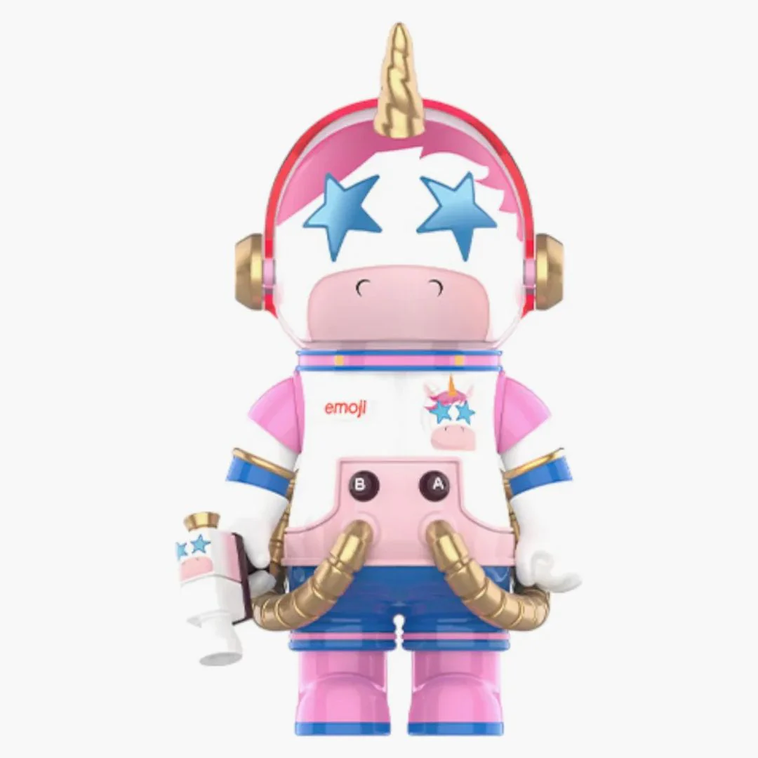 Pop Mart Mega Space Molly X Emoji Series Unicorn (secret Edition) 100%