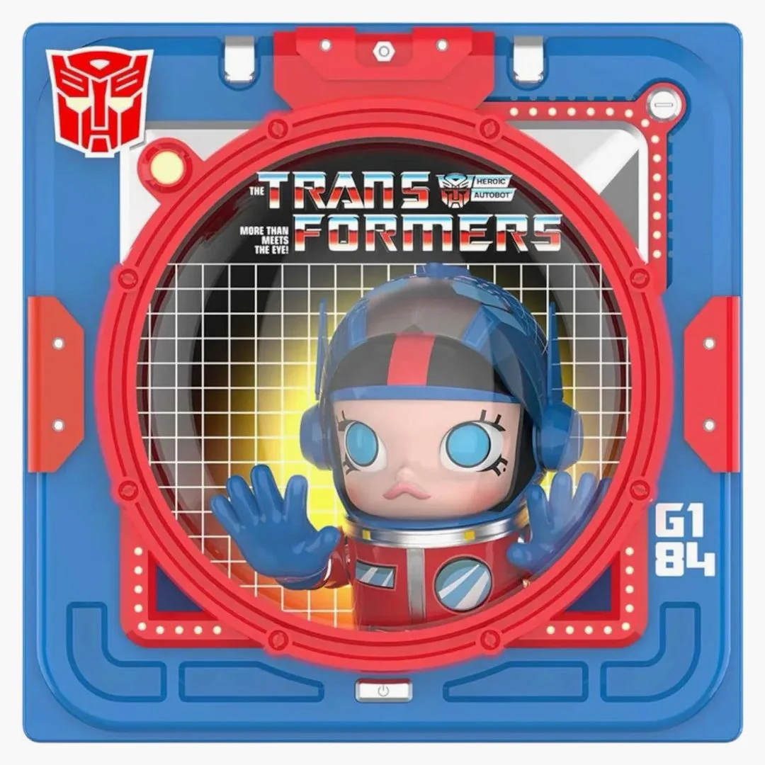 Pop Mart Pop Mart Mega Space Molly Optimus Prime In Space 3d Painting Figure