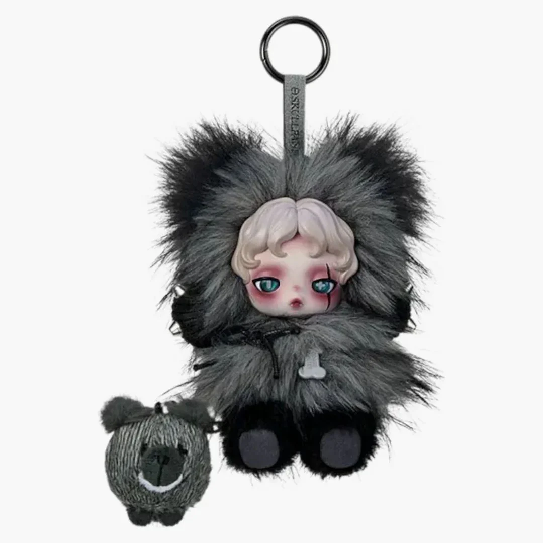 Pop Mart Skullpanda You Found Me! Series Buddy Doggie Secret Edition Plush Doll Pendant