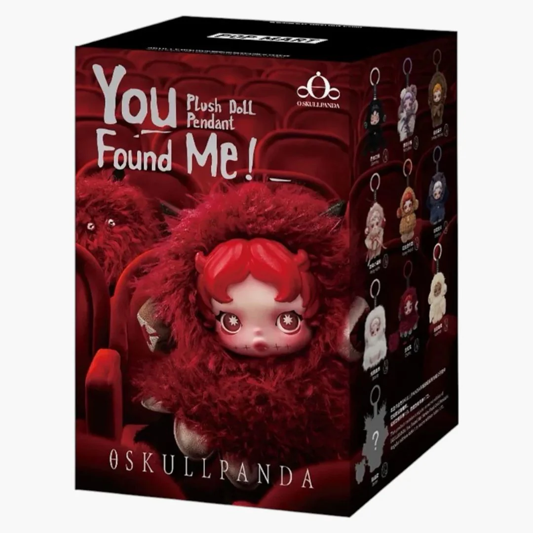 Pop Mart Skullpanda You Found Me! Series Plush Doll Pendant Single Blind Box