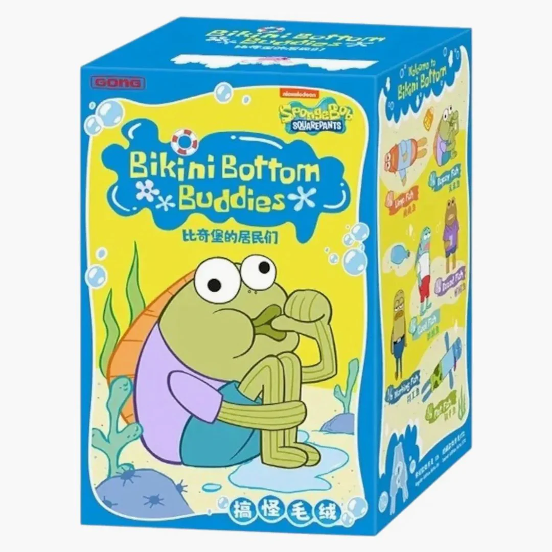 Pop Mart X Bikini Bottom Buddies Plush Single Blind Box