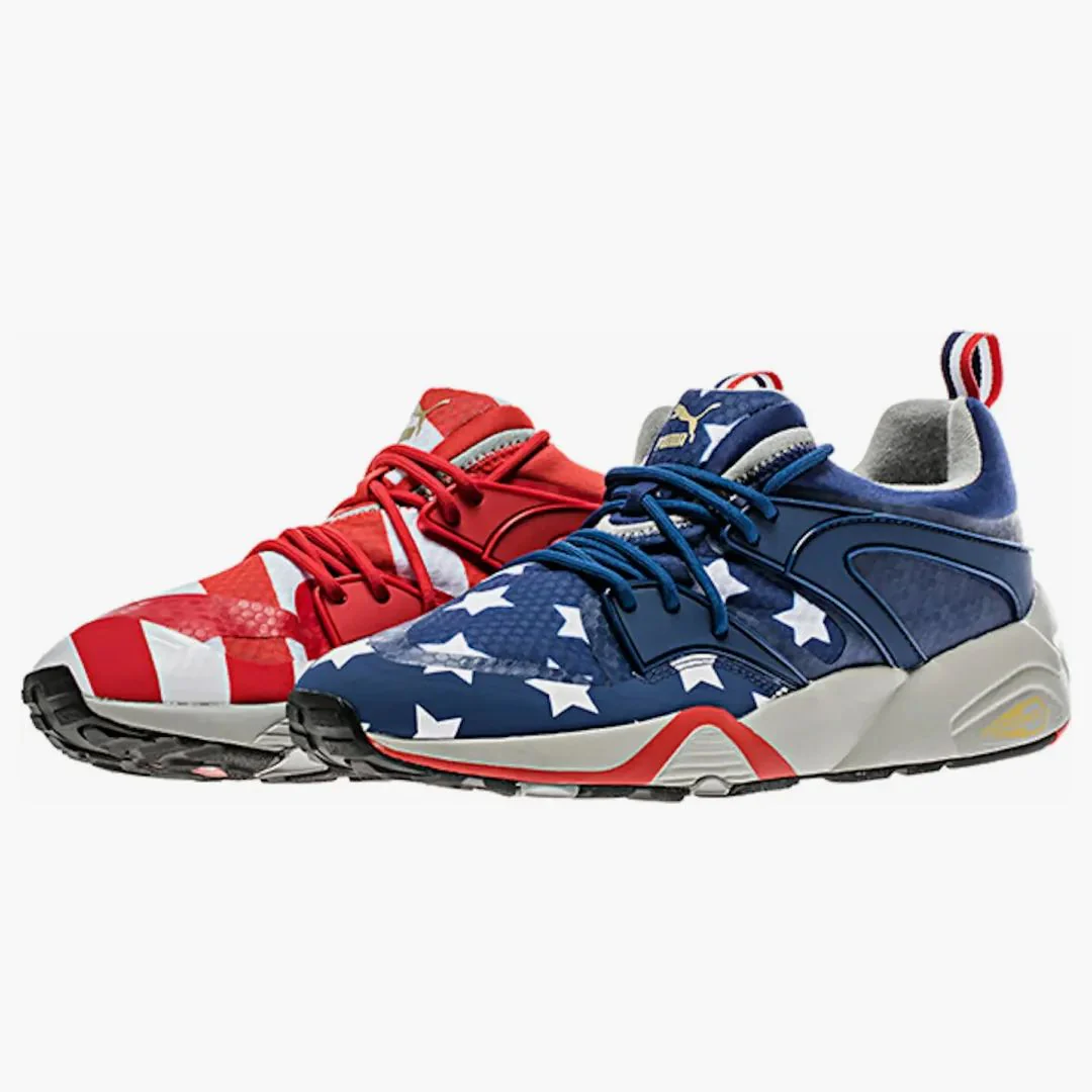Puma Blaze Of Glory Rwb High Risk Red- Blue-white