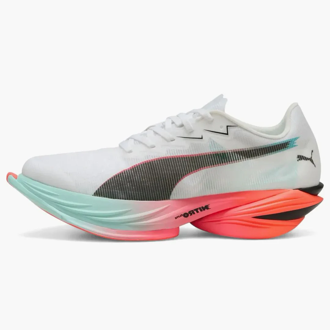 Puma Fast-r Nitro Elite 3 White Glowing Red Mint