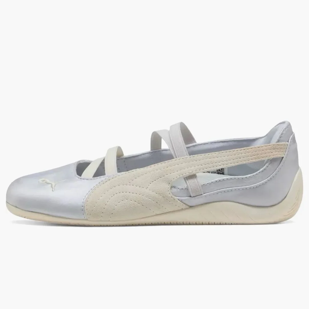 Puma Speedcat Ballet Silver Mist Warm White Satin (women's)