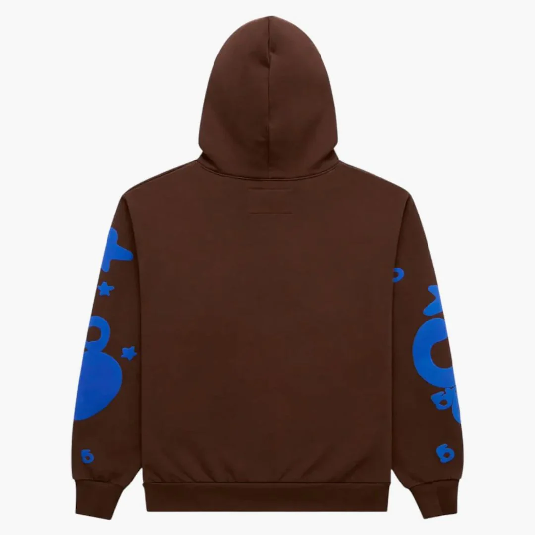 Sp5der Beluga Hoodie Brown - Image 2