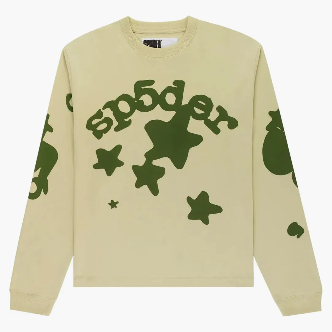 Sp5der Beluga Longsleeve Tan