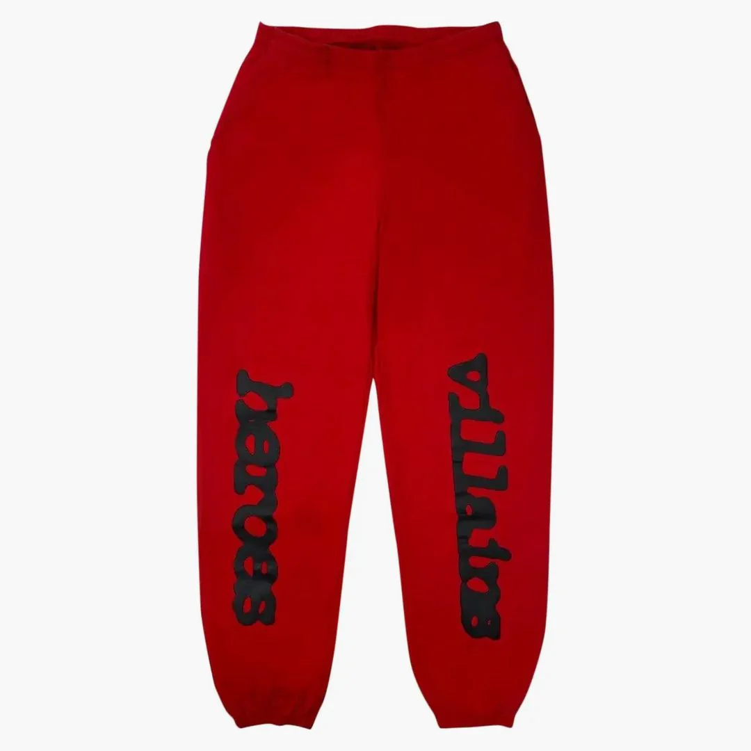 Sp5der Metro Booming Sweatpants Red