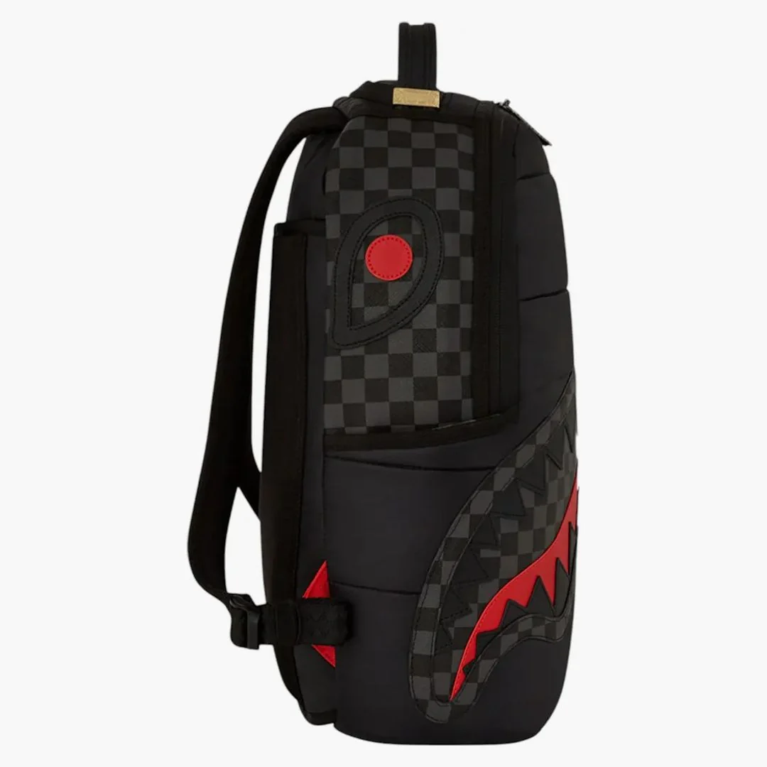 Sprayground Black Puffer Grey Check Backpack Backpack Black Grey - Image 2