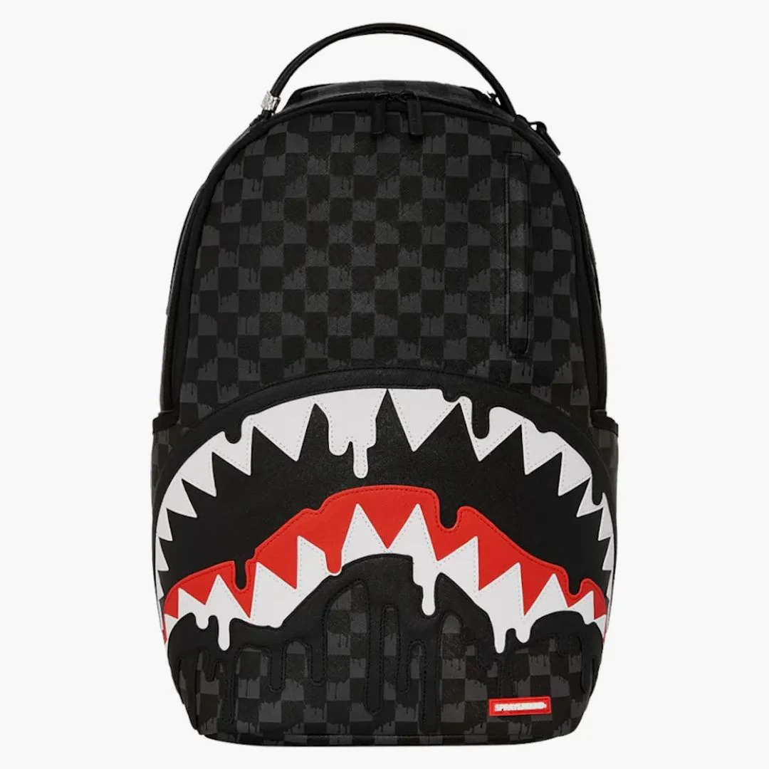 Sprayground Dripping Sharks In Paris Dlxv Backpack Black/red - Image 2