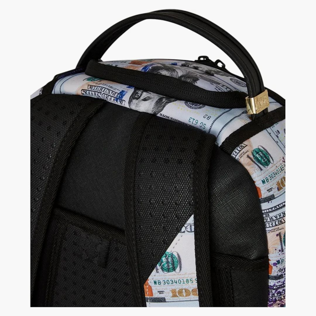 Sprayground Money Splat Backpack Backpack Purple White - Image 3