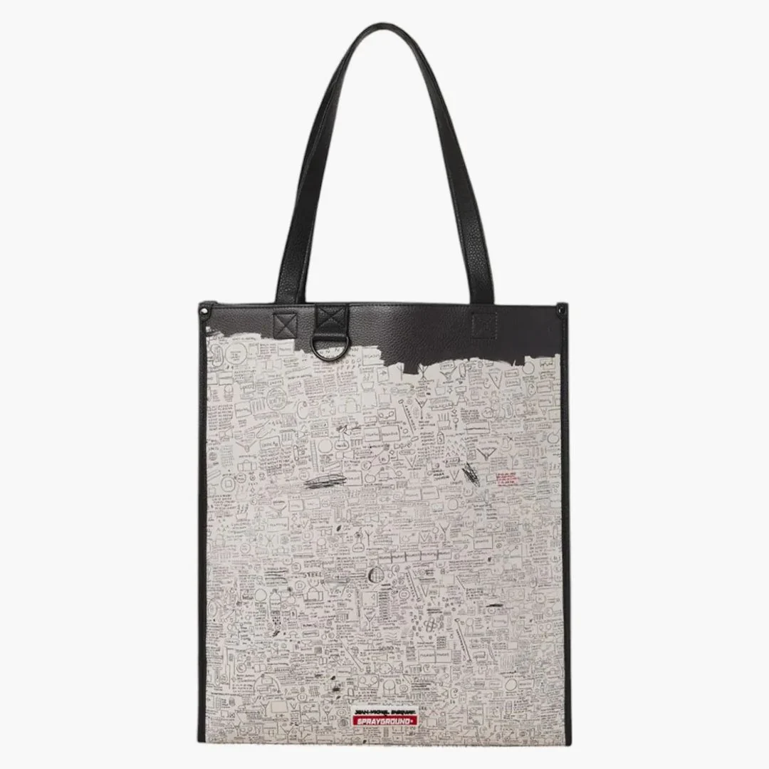 Sprayground Official Basquiat Pegasus 1987 Loft Tote Multicolor