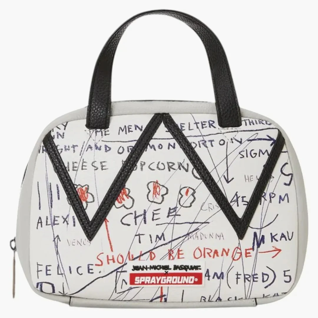 Sprayground Official Basquiat Untitled (cheese Popcorn) 1983 Handbag Multicolor - Image 2