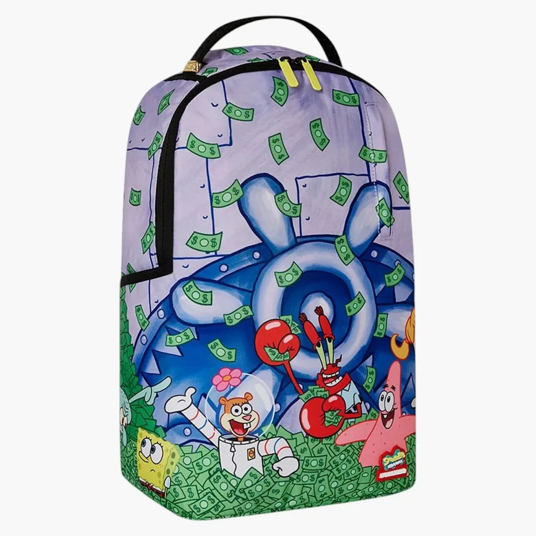 Sprayground Spongebob Crew Money Bath Dlxr Backpack Multicolor - Image 2