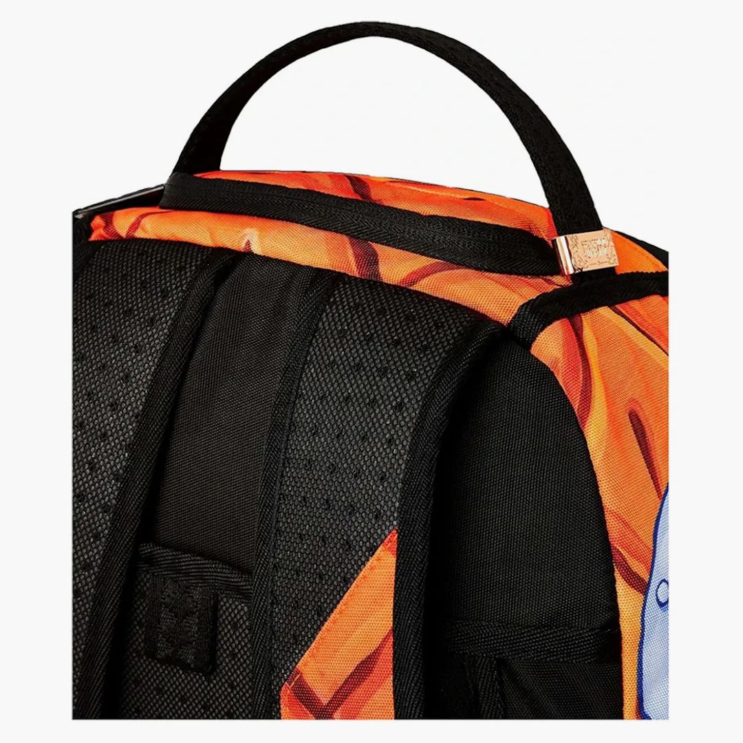Sprayground X Spongebob Don't Mess With Spongebob (dlxsr) Backpack Orange - Image 6