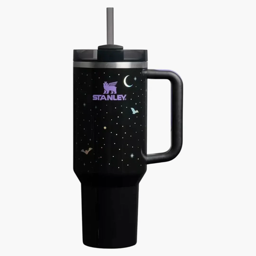 Stanley Halloween Flowstate Quencher 40oz Tumbler Spellcast Black