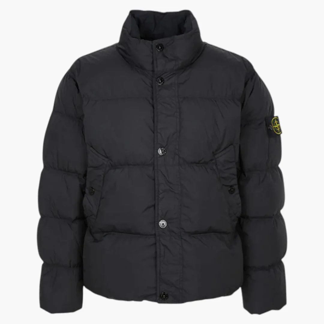 Stone Island Down Puffer Jacket Black