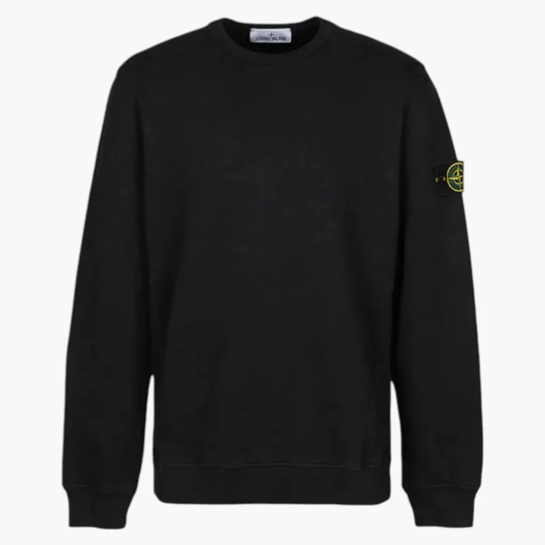 Stone Island Fleece Crewneck Black