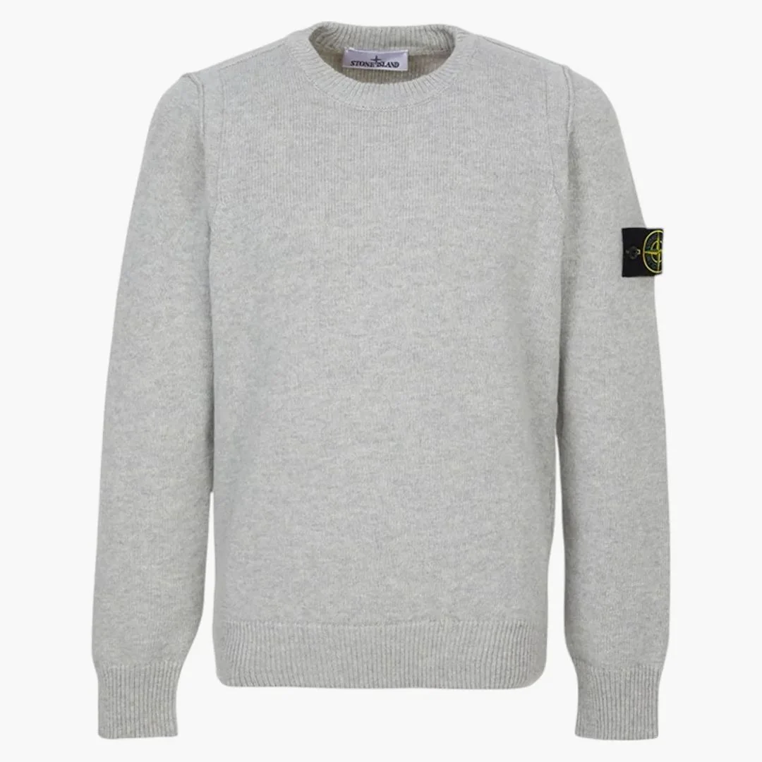Stone Island Logo Sweater Gray
