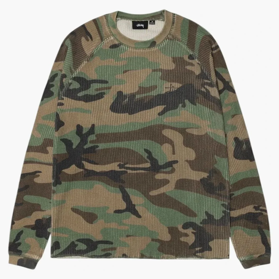Stussy Basic Thermal Woodland Camo