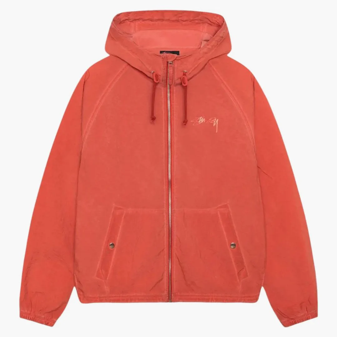 Stussy Beach Garment Dyed Shell Red