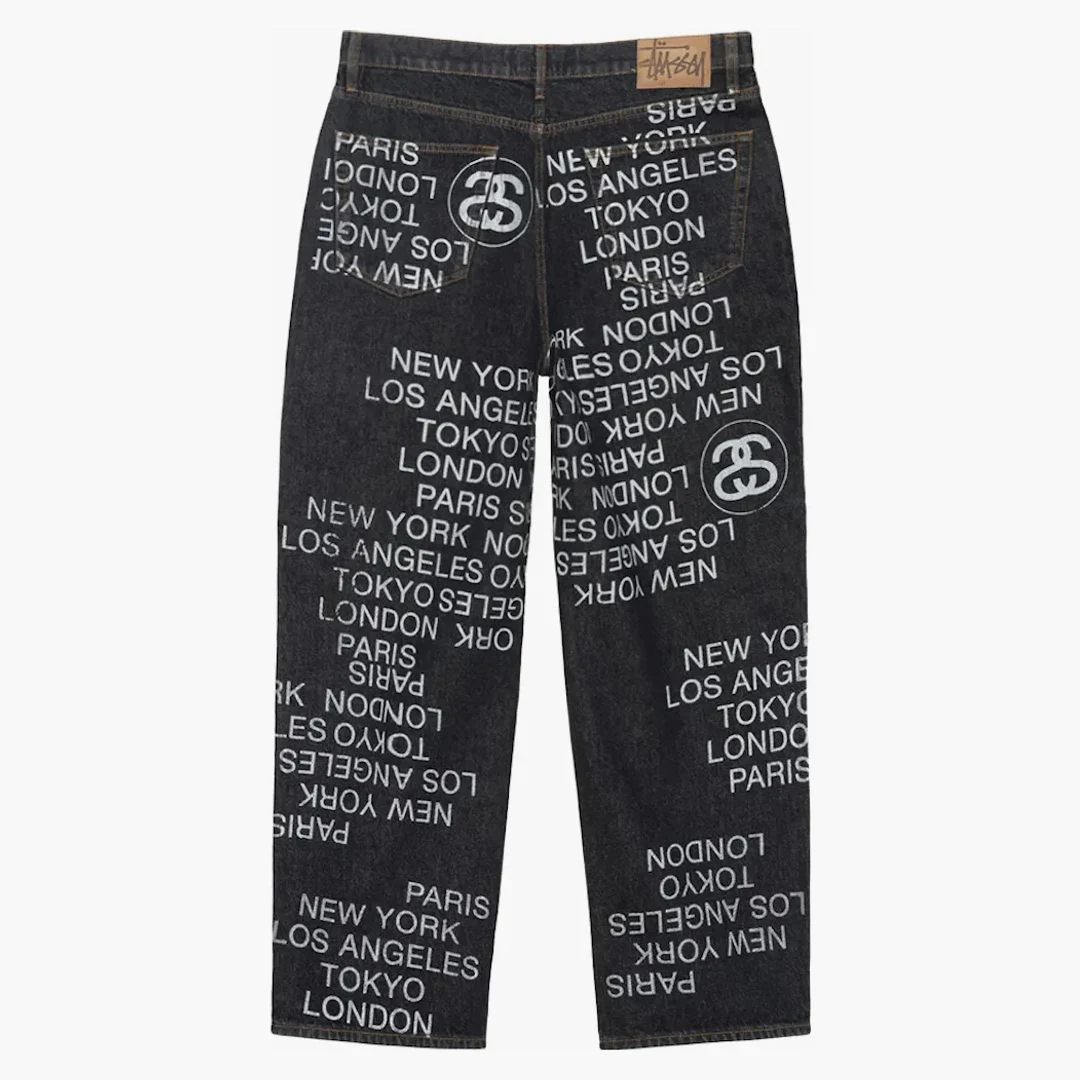 Stussy Big Ol' Denim City Link Jean Washed Black - Image 2