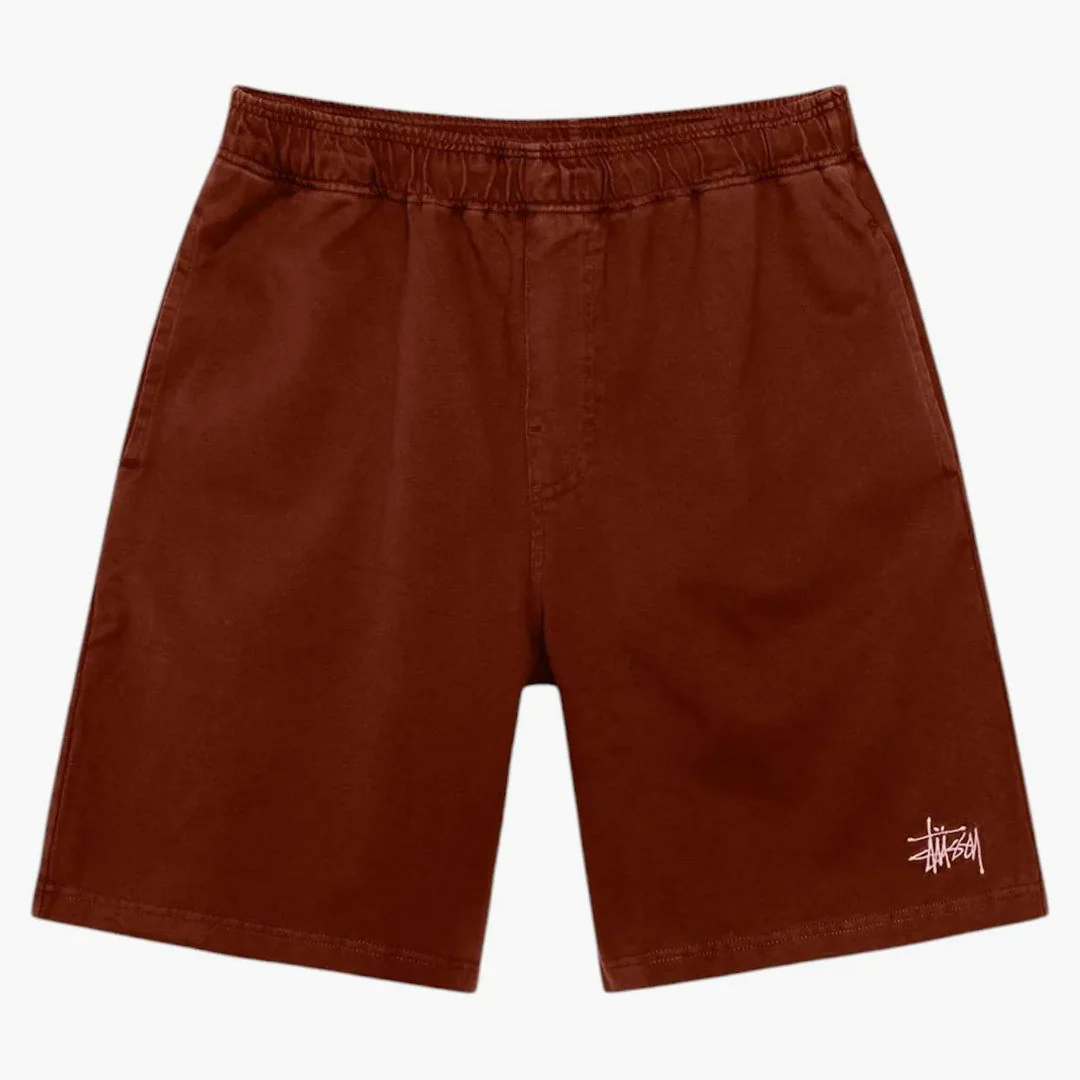Stussy Heavy Jersey Short Wine