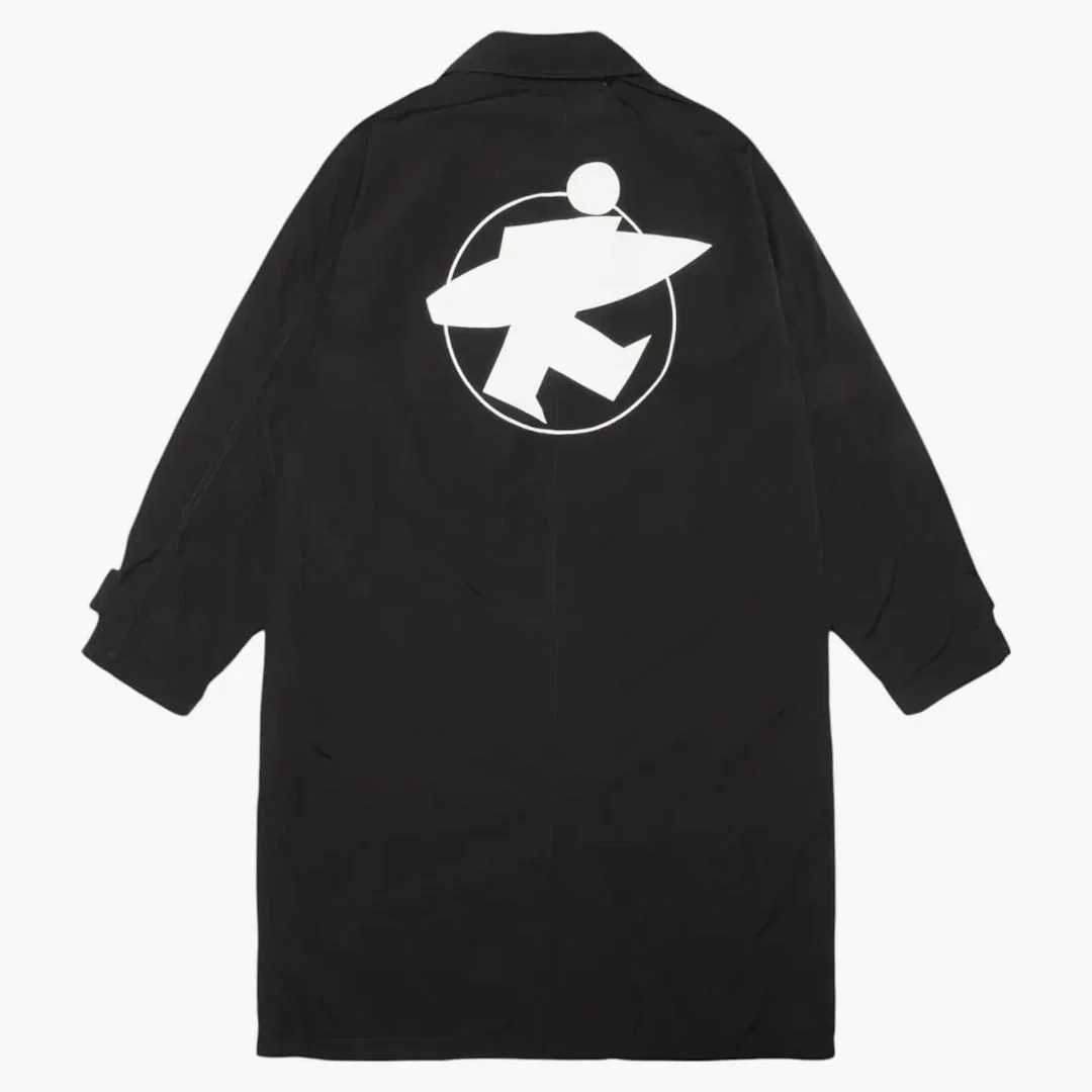 Stussy Lightweight Surfman Trench Coat Black - Image 2