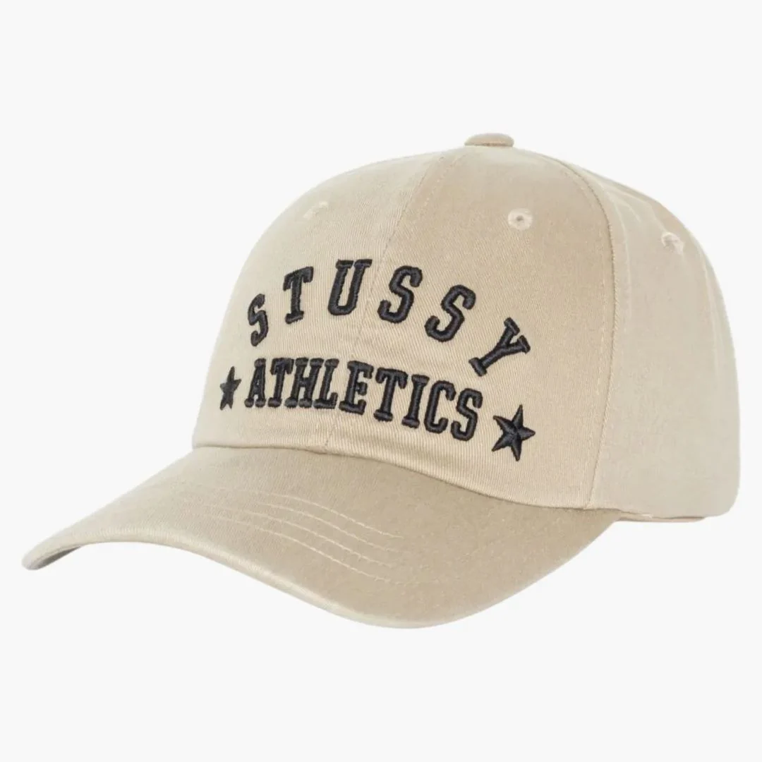 Stussy Low Profile Athletics Strapback Khaki - Image 2