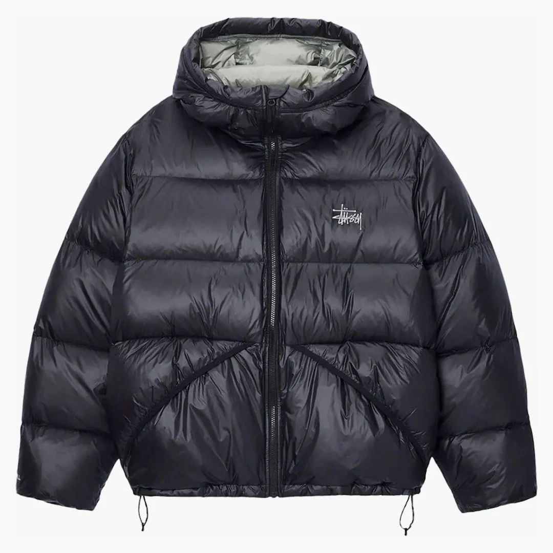 Stussy Micro Ripstop Down Parka Phantom Black