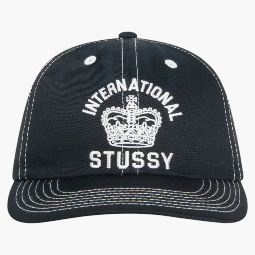 Stussy Mid-depth International Crown Strapback Black - Image 2