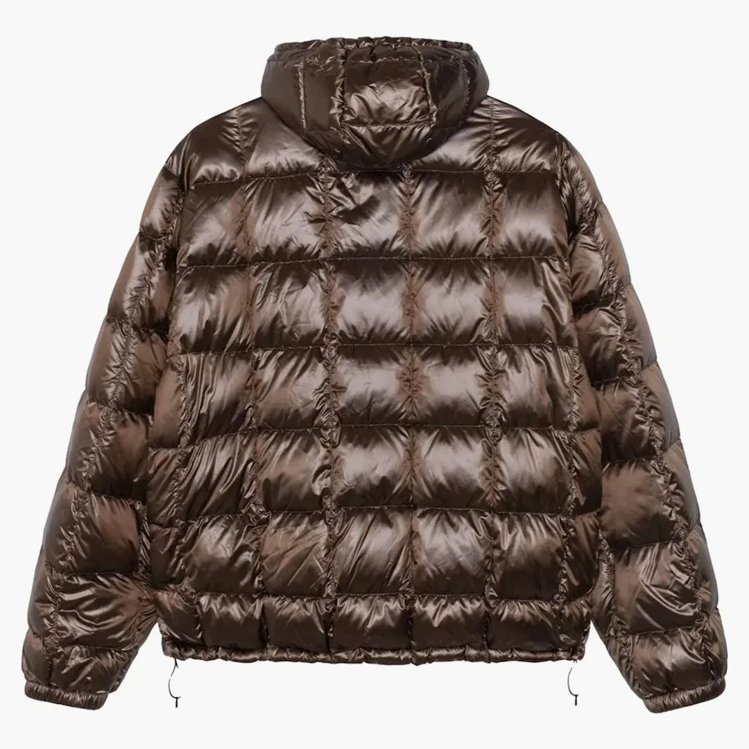 Stussy Midweight Hooded Puffer Brown - Image 2