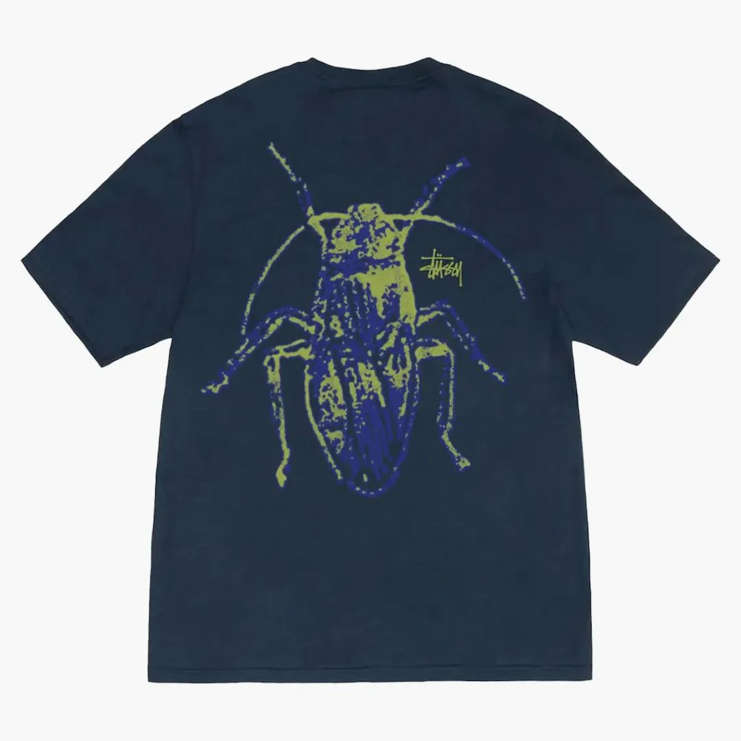 Stussy Roach Tee Navy - Image 2