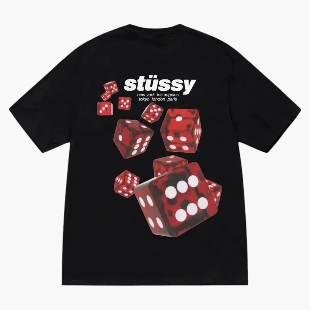 Stussy Rollers Tee Black - Image 2