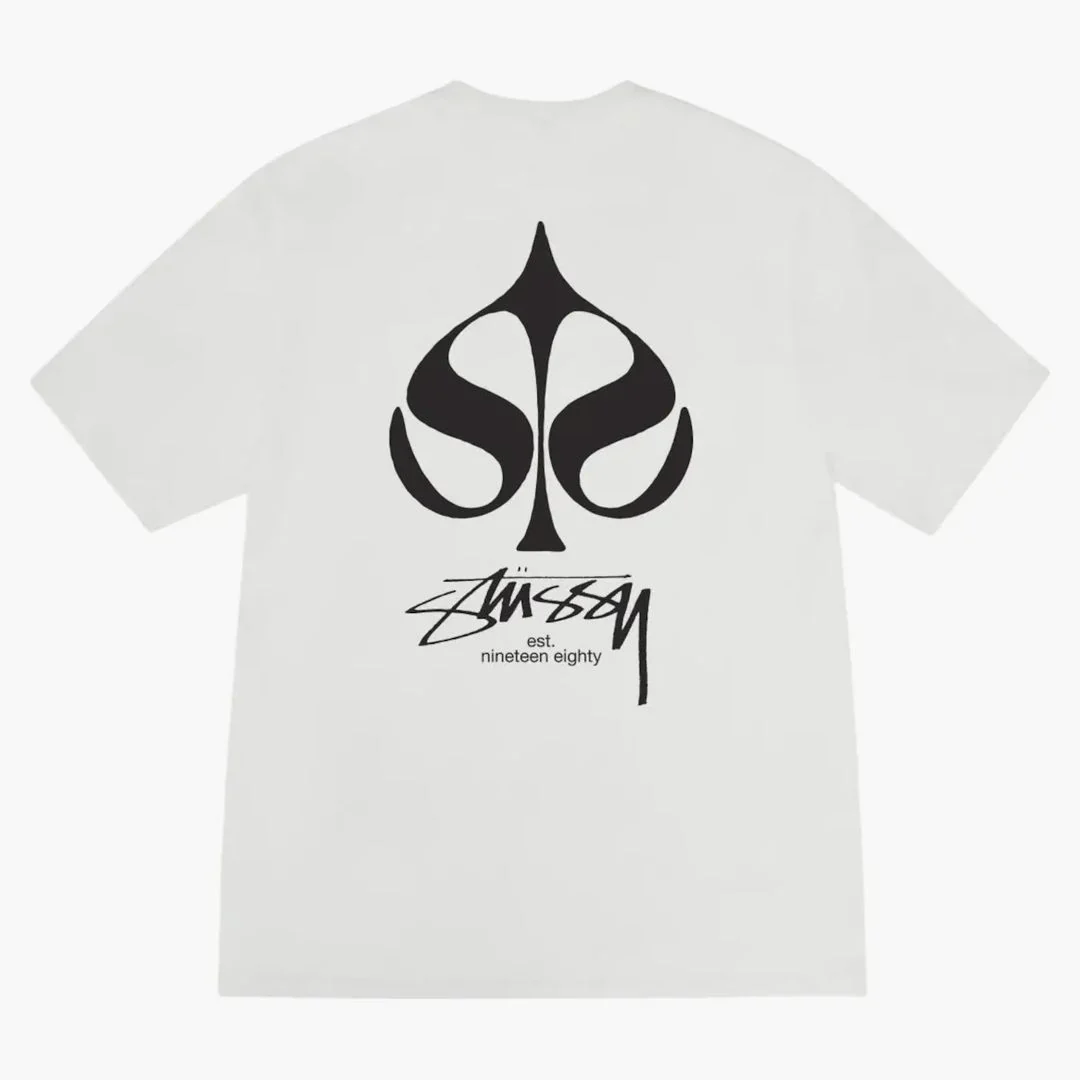 Stussy Spade Pigment Dyed Tee Natural - Image 2