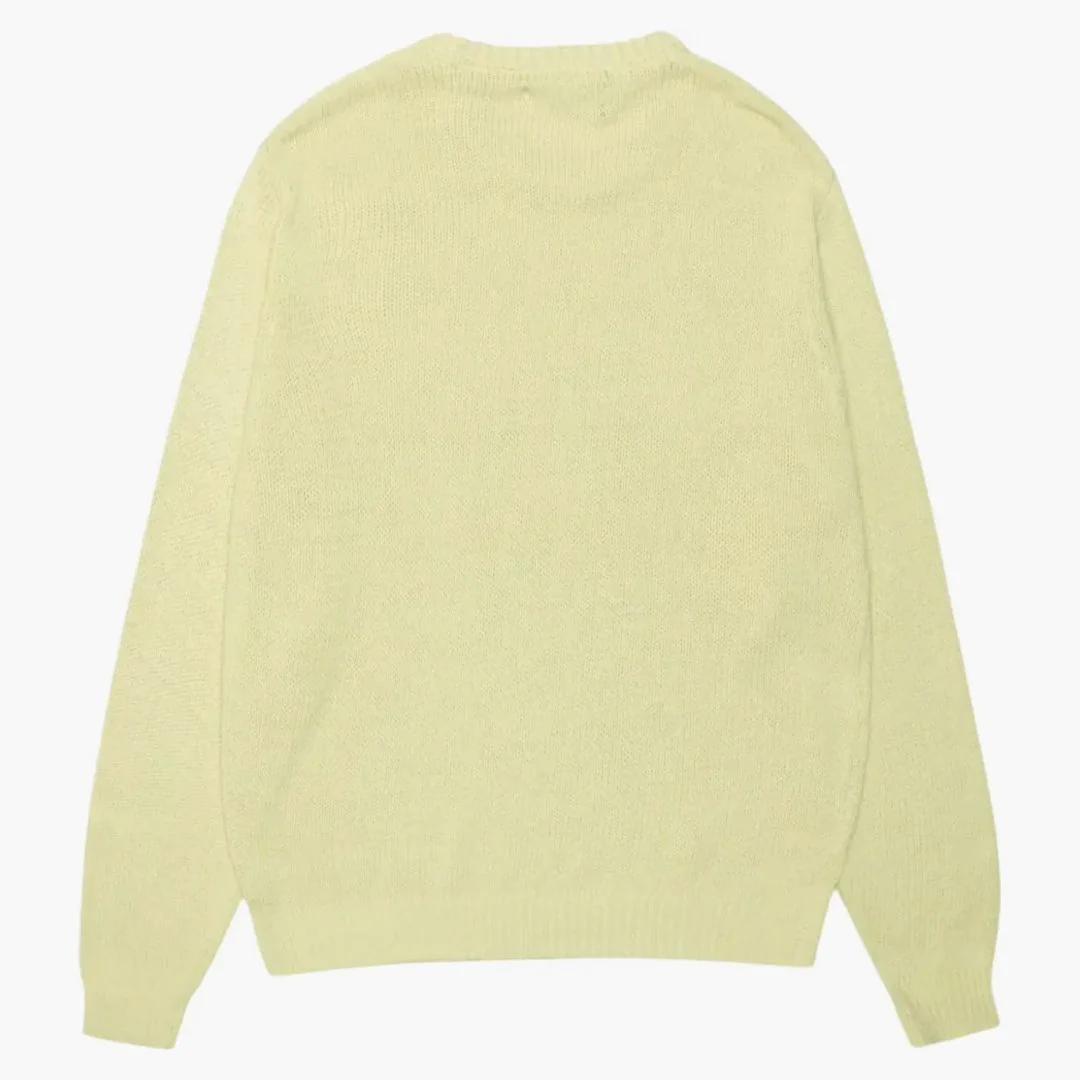Stussy Surf Team Sweater Faded Lime - Image 2