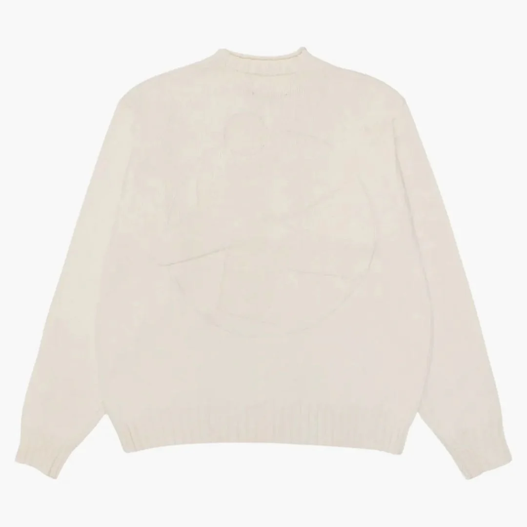 Stussy Surfman Mock Sweater Natural