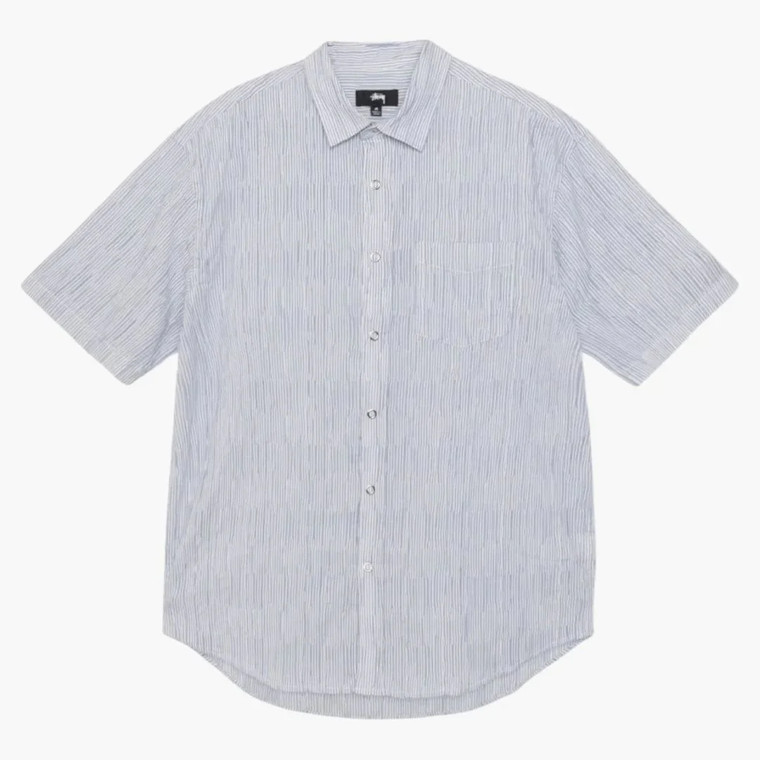 Stussy Wavy Striped Shirt White/blue Stripes