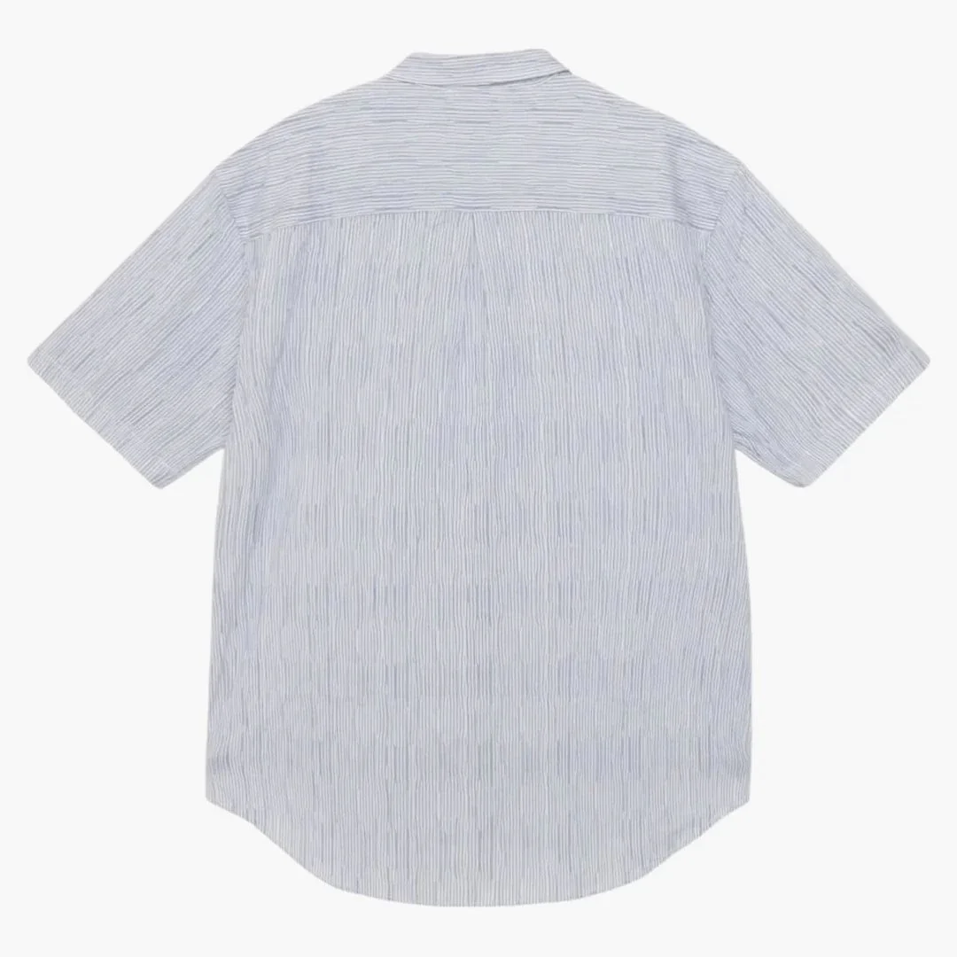 Stussy Wavy Striped Shirt White/blue Stripes - Image 2