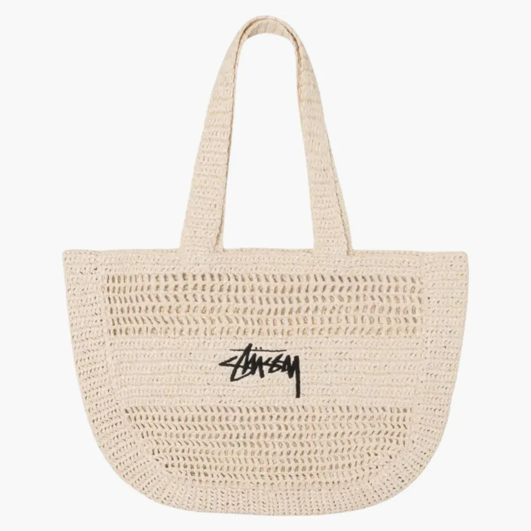 Stussy Woven Tote Bag Ivory