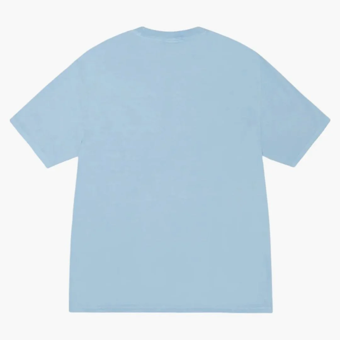 Stussy X Our Legacy Work Shop Swirl Pigment Dyed Tee Baby Blue - Image 2