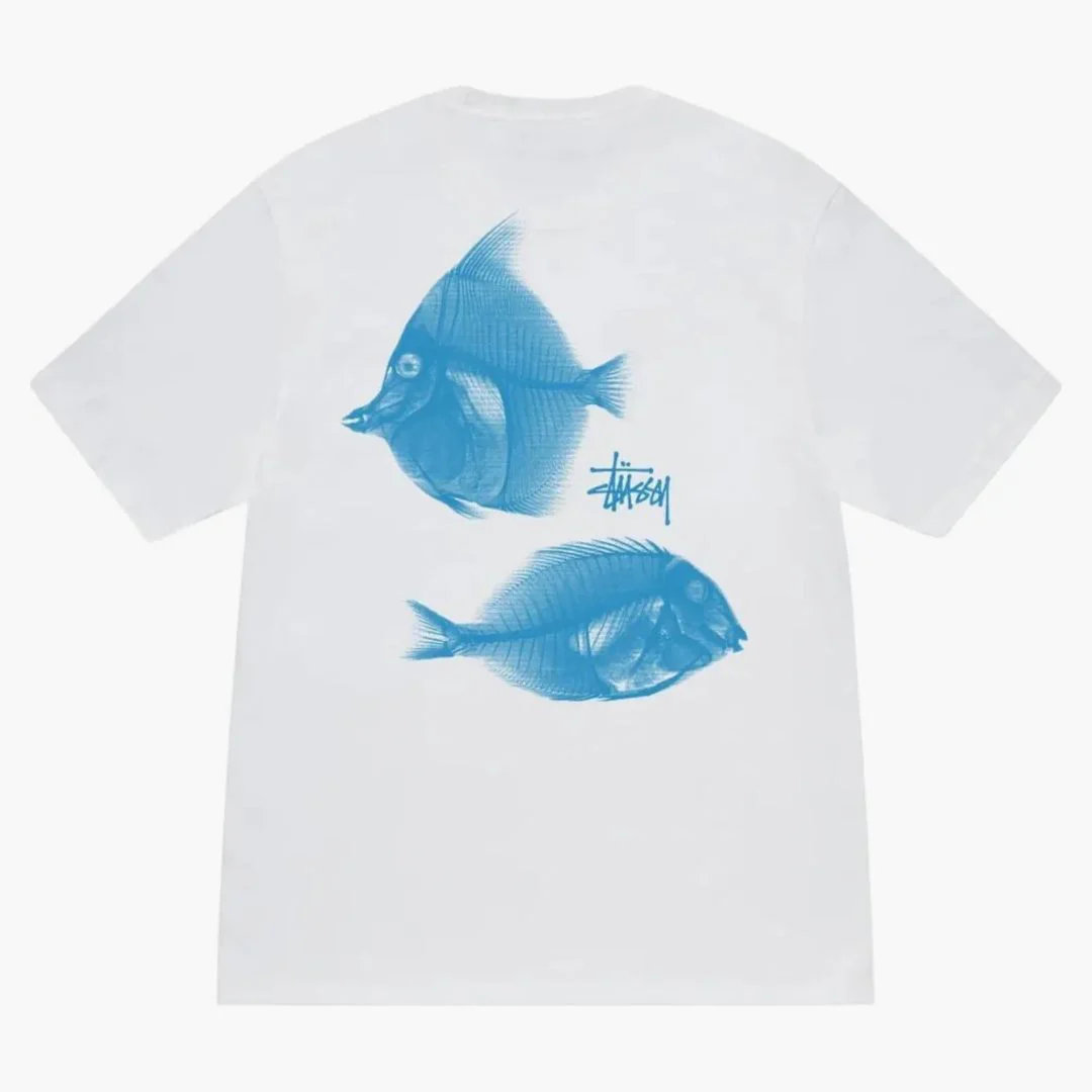 Stussy X-ray Fishin Tee White - Image 2