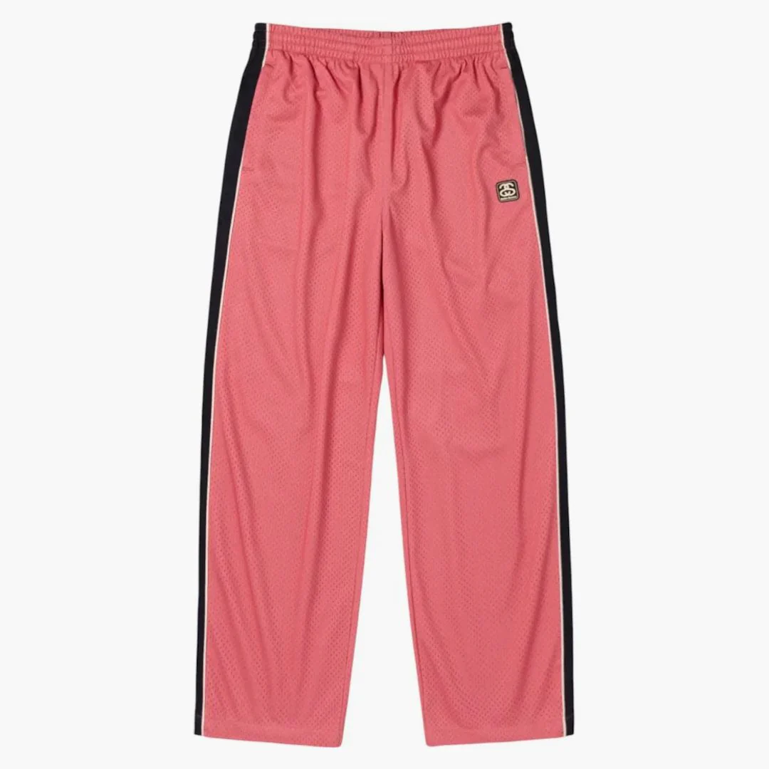 Stussy X Wales Bonner Mesh Track Pant Rose