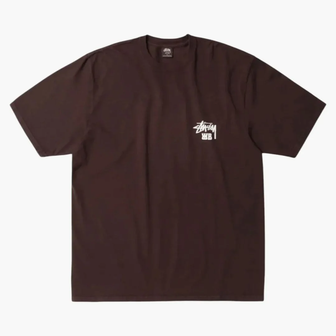 Stussy X Wales Bonner Ocean Song Tee Brown - Image 2