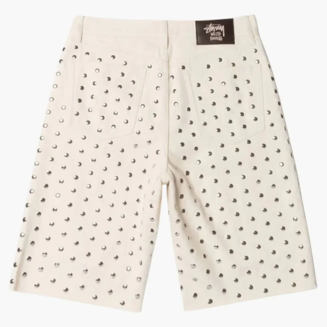 Stussy X Wales Bonner Studded Short Ivory - Image 2