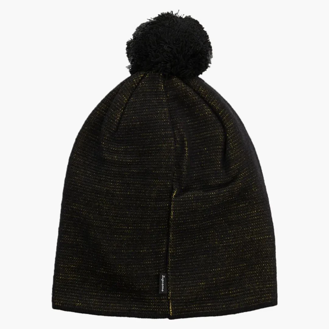 Supreme 24k Gold Beanie Black