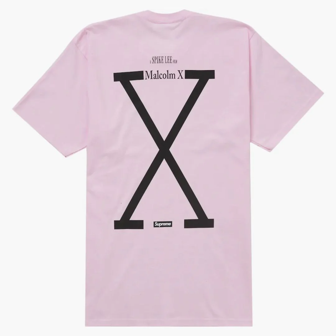 Supreme 40 Acres Malcolm X Tee Pink - Image 2